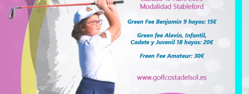 Torneo circuito infantil costa del sol benalmadena golf